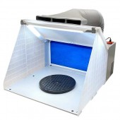 CABINA DE EXTRACTORA PARA AEROGRAFIA CON LEDS (4m³/min)